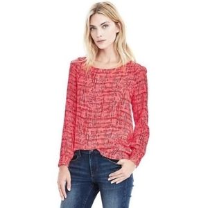 Banana Republic  Long Sleeve Aubry Print Blouse